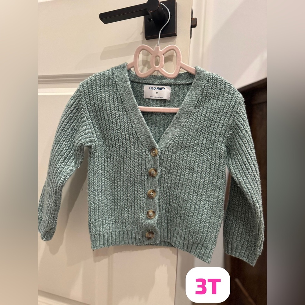 Old Navy Sage Button-Up Cardigan
